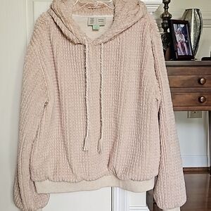 Saturday Sunday Light Peach Hoodie Size Medium Perfect Condition